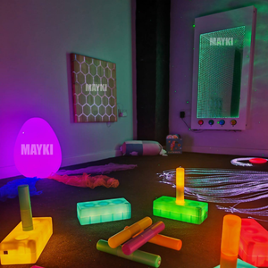 Panel de Pared LED con Estimulación Táctil para Experiencias Sensoriales, Panel de Panal Interactivo Montado en la Pared para Salas Sensoriales - Product Image 5