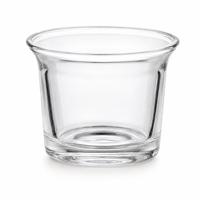 Porte-bougie en verre transparent pour la maison, 60 ml, avec rebord évasé, pour bougie chauffe-plat, récipient pour bougie parfumée faite à la main