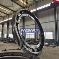 Engrenage annulaire de grande taille OEM pour broyeur à billes, four rotatif, équipement de forage pétrolier et gazier, grande roue dentée en acier forgé