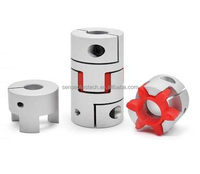 Accouplement flexible à mâchoires élastiques D14-L22, type araignée Rotex, accouplement à prune, accouplement d'arbre flexible, fabrication OEM en aluminium, vente chaude