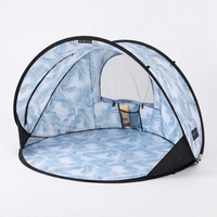 Tente de plage automatique pop-up 210D Oxford PU 2000mm Protection UV Abri solaire portable 185x165x111cm