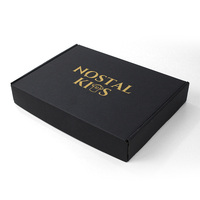 Boîte d'emballage cadeau pliable personnalisée avec gaufrage, matériaux recyclés, impression de logo pour chaussures, vêtements, chaussettes
