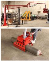Grue mécanique pneumatique avec bras mécanique assisté pour le chargement de riz, d'engrais, de ciment et de fourrage