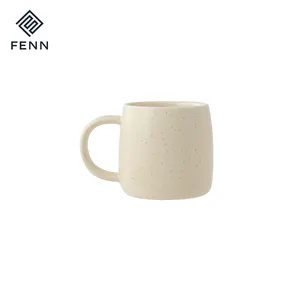 Hot Sale Ins Style Keramik Kaffeetasse Benutzer definierte Farbe Speckled Sesam Glasur Steinzeug Tasse Feine Porzellan Tasse Tassen