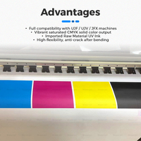 Bahan Impor Tinta UV 1000ml untuk Mimaki LUS120 LUS150 LUS170 LUS175 LUS210 LUS125 LUS200 LUS350 dengan Chip