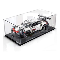 Taille personnalisée vitrine acrylique jouet voiture vitrine organisateur acrylique figurine étui pour Lego