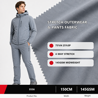 Tissu tricoté chaîne 100 % polyester extensible de qualité supérieure, poids moyen, pour pantalons et vestes matelassées, couleurs et largeurs personnalisées, utilisation extérieure et automobile