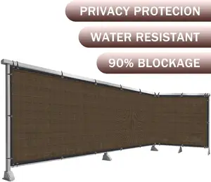 HDPE material Privacy Screen Cover Fence Windscreen for Outdoor, Backyard to Cover Sun Shade Includes Cable Ties