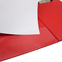 Classeur à pince pliable A4 étanche avec logo personnalisé Presse-papiers à pince plate en MDF A4 pour l'école