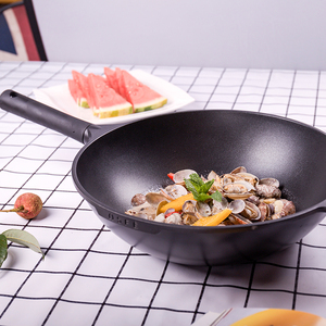 Chino <span class=keywords><strong>gran</strong></span> 32Cm de fundición de aluminio antiadherente <span class=keywords><strong>Wok</strong></span> con tapa - Product Image 1