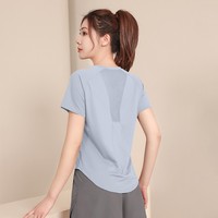 Ropa Deportiva de Secado Rápido para Mujer, Ropa de Fitness Transpirable, Ropa de Yoga de Manga Corta de Alta Gama