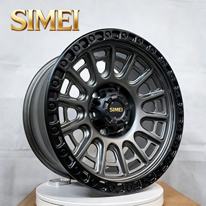 Rueda de Aleación de Aluminio Forjado SIMEI de 17-24 Pulgadas para Range Rover <span class=keywords><strong>Velar</strong></span> SVR, Acabado Negro Satinado, Llanta Forjada Personalizada 6061-T6 - Product Image 1