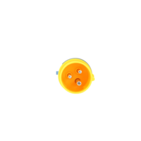 Prise et Fiche Industrielles Jaune HFE 16A 110V IP44 2P+E 3 Broches Mâle et Femelle IEC 60309-1-2
