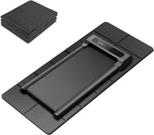 Tapis de tapis roulant pliable en caoutchouc, tapis de vélo d'exercice avec absorption des chocs imperméable et antidérapante, tapis pour équipement de sport - Product Image 1