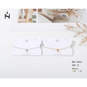 Bracciale a catena con lettera O in acciaio inossidabile placcato oro, gioiello unisex alla moda, idea regalo - Product Image 1