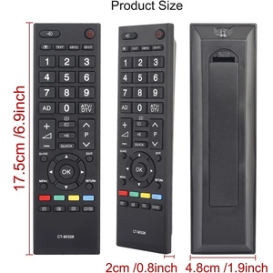 Télécommande de remplacement CT-90326 sans configuration requise pour téléviseurs Toshiba LCD LED SMART 26DL933G 32AV615DB 32AV615DG 32AV633DB - Product Image 3