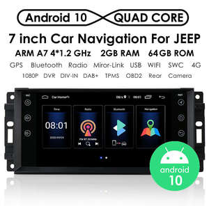 Reproductor de DVD de radio de coche Android de 7 pulgadas para <span class=keywords><strong>Jeep</strong></span> Cherokee Compass Commander Wrangler 300C Dodge Caliber <span class=keywords><strong>Liberty</strong></span> 2009 <span class=keywords><strong>2008</strong></span> 2010 2011 - Product Image 4