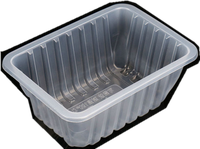 Machine de fabrication de contenants alimentaires, plastique écologique et micro-ondable, produit 1000 pièces