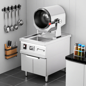 Nhà Máy Nóng Bán Chất Lượng Cao Tự Động Máy Nấu Ăn Robot Chảo Khuấy Chiên Thương Mại Thiết Bị Nhà Bếp Không Gỉ Với Bồn Rửa - Product Image 1