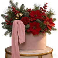 Boîtes d'emballage ovales de luxe 2026, boîte cadeau ronde pour bouquet, boîte ovale pour cadeau d'anniversaire avec logo personnalisé et finition en velours