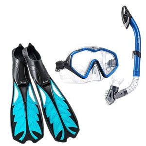 Palmes de plongée WAVE pour adultes, rigidité moyenne, en caoutchouc EVA antidérapant, pour la plongée avec tuba - Product Image 4