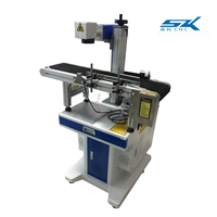 Machine à graver pour conception de bijoux de bureau, pour conception de stylo à chaîne en or, avec courroie convoyeur