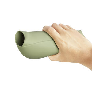 Bavoirs pour bébé en silicone souple imperméable OEM, bavoirs pour nourrissons avec bouton, sans produits toxiques, pour l'alimentation des bébés et des enfants - Product Image 5