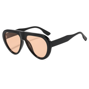 Gafas de sol tipo ojo de gato para mujer, lentes degradadas con montura completa, UV400, estilo informal a la moda - Product Image 4
