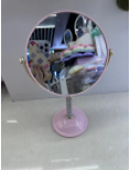 <b>Mirror</b> Double-Sided Round <b>Plastic</b> Tabletop Vanity <b>Mirror</b> Home Use Modern Design - Product Image 3