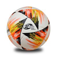 Ballon de football Welstar jaune et blanc en cuir mousse PVC taille 5 poids officiel et ballon de football personnalisé pour l'entraînement au football