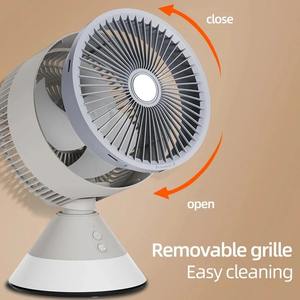 Ventilador de Circulación de Aire 3 en 1 para Escritorio con Iluminación y Múltiples Modos de Oscilación, Apto para Interiores y Exteriores - Product Image 6