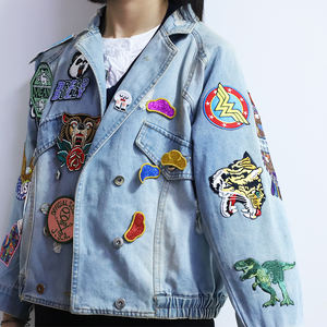 Parche bordado personalizado de tamaño pequeño, termoadhesivo, con logotipo de letras de carreras, para ropa, para organización de lotes y personalización. - Product Image 6