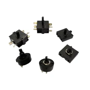 Free Samples BAOKEZHEN Mini 2 3 4 5 6 7 8 Position Rotary Switch for Fan, Oven , Juicer ,air cooler