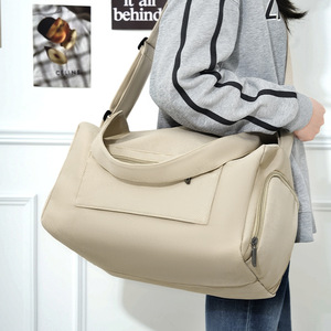 New Sports Yoga <b>Bag</b> Large Capacity Waterproof Oxford Cloth Gym Travel Crossbody <b>Bag</b> For Women Solid Color 20-35L - Product Image 1
