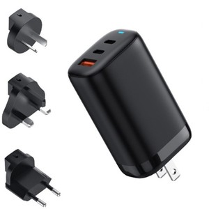 2024 nuevo enchufe de cargador GaN PD 65W con pantalla Led tipo C adaptador de puerto de carga múltiple cargadores de escritorio de carga rápida - Product Image 1