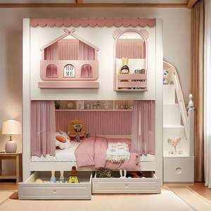 Barandillas de Seguridad para Cama Litera de Madera Maciza, Estilo Montessori, Ecológicas, Duraderas, Color Personalizado para Dormitorio u Hotel - Product Image 4