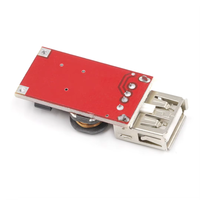 Modul stabilisasi voltase USB turun dan stabilisasi tegangan 9V 12V 24V ke 5V mengurangi tegangan konversi Output 3A pengisian daya mobil