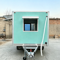 Camion de restauration mobile de haute qualité, personnalisable, en acier inoxydable résistant à la rouille, pour grillades, mini-ventes de nourriture, charcuterie et frites