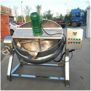 Olla para sándwich con calefacción de Gas comercial, tetera con camisa, digestor inclinable grande, olla para azúcar agitadora de temperatura controlada - Product Image 4