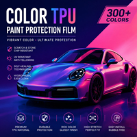 Film de protection de peinture automobile TPU gris volcanique fantaisie, brillant, pour installation à sec ou à l'eau, film PPF coloré en TPU