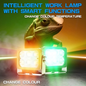 Luz de Superficie LED Inteligente que Cambia de Color, Funciones Inteligentes, Universal, 3000lm, Luces de Trabajo LED con Conector - Product Image 3