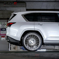 Rines de Aleación Forjada Sapphire Sunflower Spoke de 22, 24 y 26 Pulgadas 6x1397 en Beige Sumptuoso para Lexus Lx600 Dubai SUV