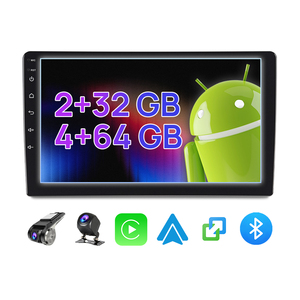 Radio para Auto Android de 7''/9''/10'' con 4+64G, Reproductor de DVD, Pantalla Táctil, Navegación GPS, WIFI, RDS, Ai Carplay, Monitor Estéreo - Product Image 1