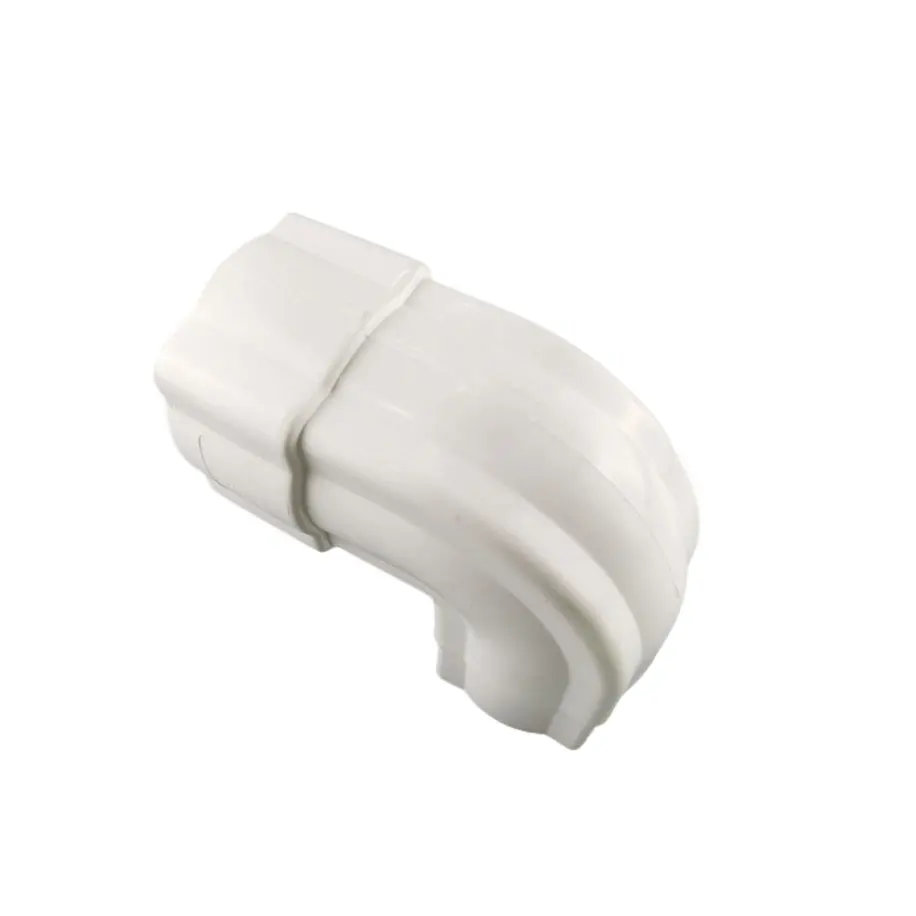 5.0 Inch PVC Gutter System White Color 135 Degree Elbow
