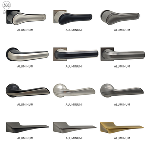 Manija de Puerta de Palanca de Aleación de Aluminio Moderna de Alta Calidad con Acabado Personalizado para Puertas Interiores de Hotel, Fácil Instalación - Product Image 3