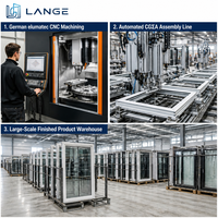 Ventanas Abatibles de Aluminio con Rotura de Puente Térmico, Estilo Australiano, Marco Delgado, Apertura Interior, Eficiencia Energética, Insonorizadas, Marca LANGE