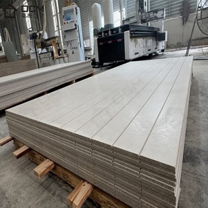 Revestimiento de <span class=keywords><strong>Fachada</strong></span> Exterior Ignífugo A1, Tablero de Fibrocemento de 9 mm, Revestimiento de <span class=keywords><strong>Cemento</strong></span> con Ranuras Verticales, Revestimiento de Protección Contra Lluvia, Panel VJ - Product Image 1