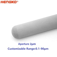 Diffuseur de CO2 HENGKO en acier inoxydable 316L, aérateur d'air, pierre de carbonatation frittée de 2 microns pour vin carbonaté