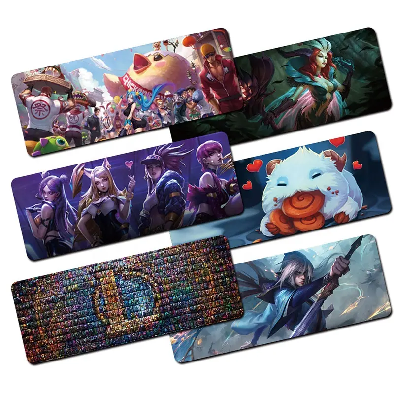 Hx özel Logo kauçuk levha malzeme bilgisayar klavye Mouse Pad kauçuk oyun Mouse Pad