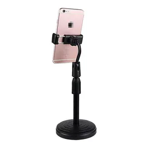 360 degrés rotatif réglable Selfie anneau lumière extensible trépied support de téléphone pour diffusion en direct
